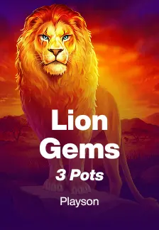 Lion Gems 3 Pots